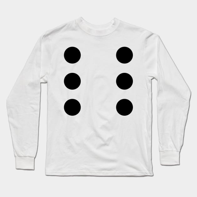 Dice Six Long Sleeve T-Shirt by powniels